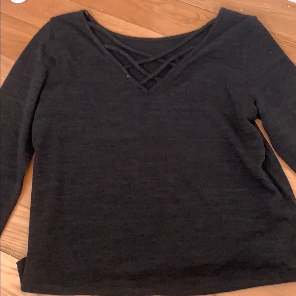 criss cross sweater